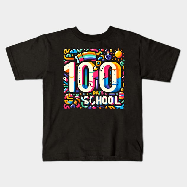 Happy 100 Days Of School Kids T-Shirt by T-shirt US